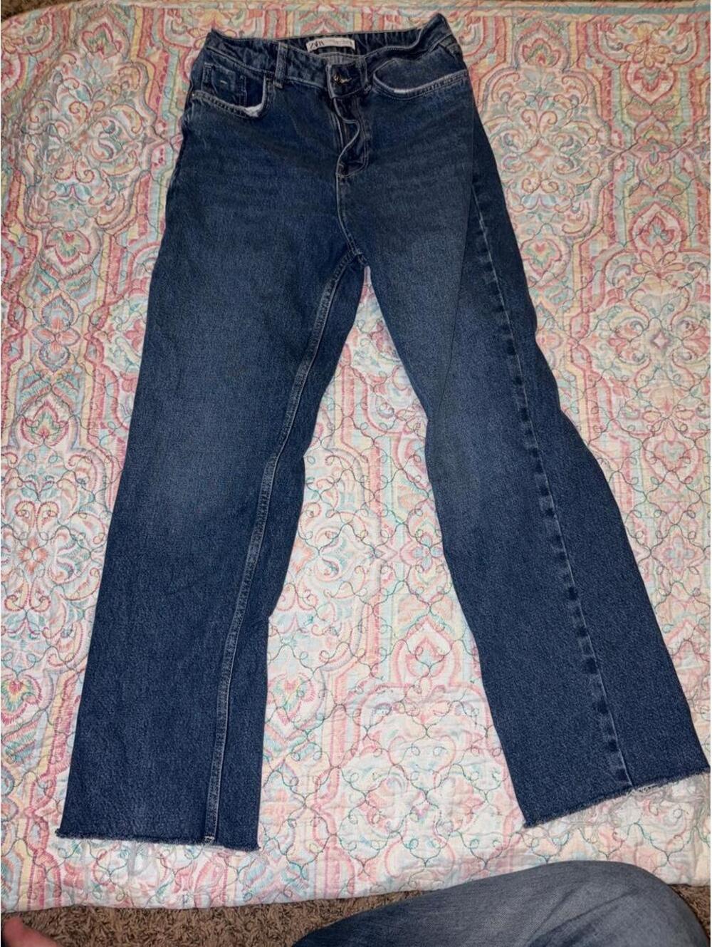 Women's Zara Jeans Size 4 Blue and Navy Jeans
